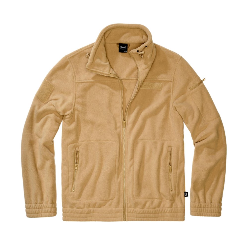 Brandit - Fleece Combat Jacket - Beige